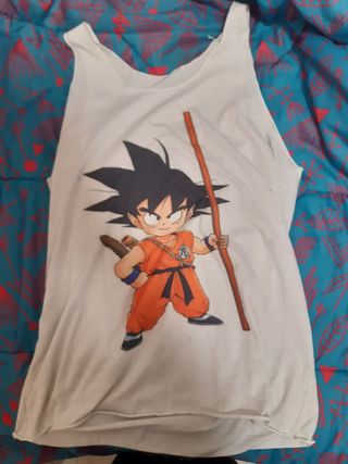 Camiseta sin mangas Goku Dragon Ball Talla S
