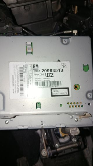 Radio CD Opel Insignia 2011 GM 20983513