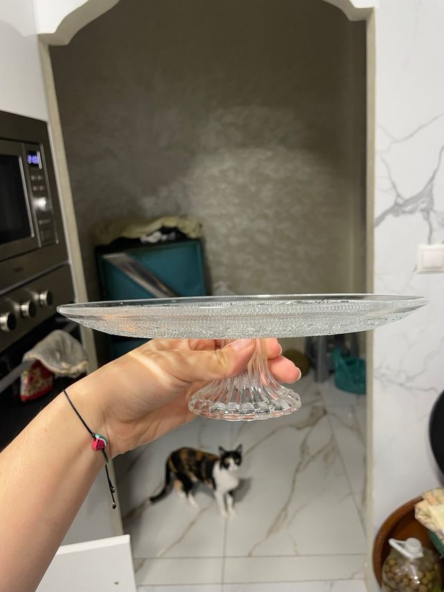 Plato de Cristal Decorado