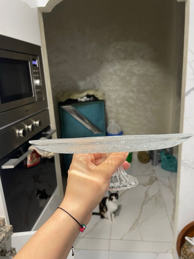 Plato de Cristal Decorado