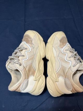 Scarpe Adidas Beige/Oro Usate Come Nuove
