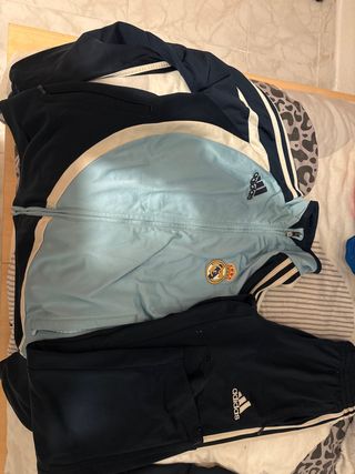 Chándal Adidas Real Madrid Vintage Azul