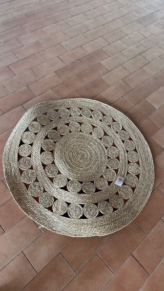 2 tappeti rotondi in juta