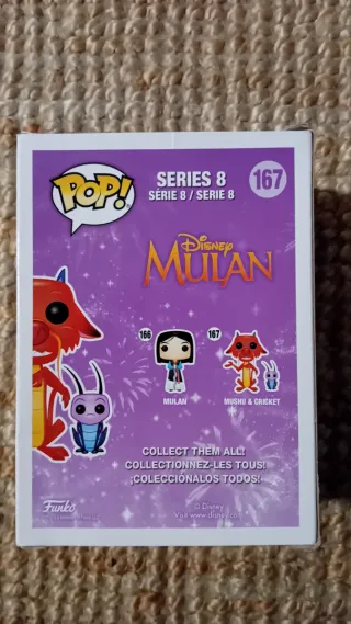 Funko Pop Disney 167 Mushu & Cricket