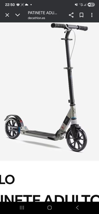 Patinete adulto Decathlon