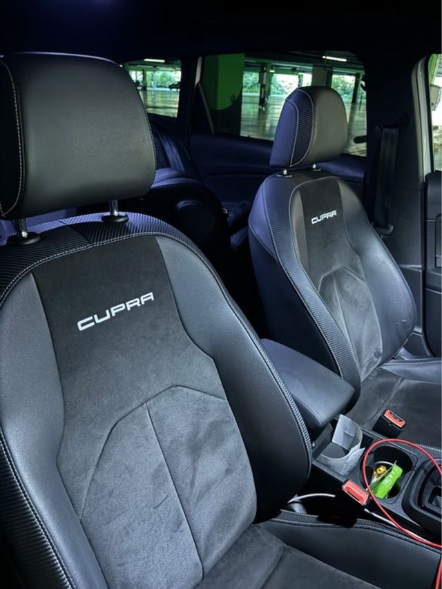 Pegatina Cupra para asiento de coche