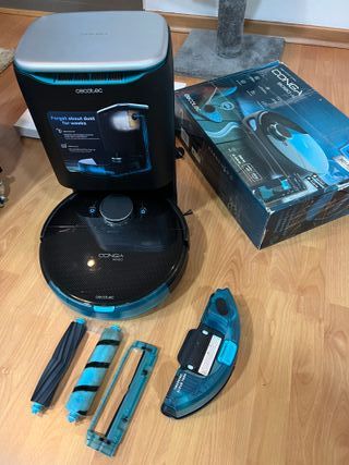 Conga 9090 IA Robot Aspirador con Base Autovaciado