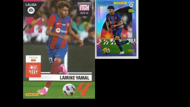 2 Cromos Lamine Yamal Panini LaLiga