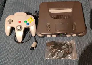 Nintendo 64 Gris + 1 Mando + Cables