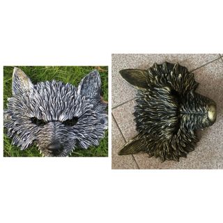 Pack 2 Máscaras Lobo