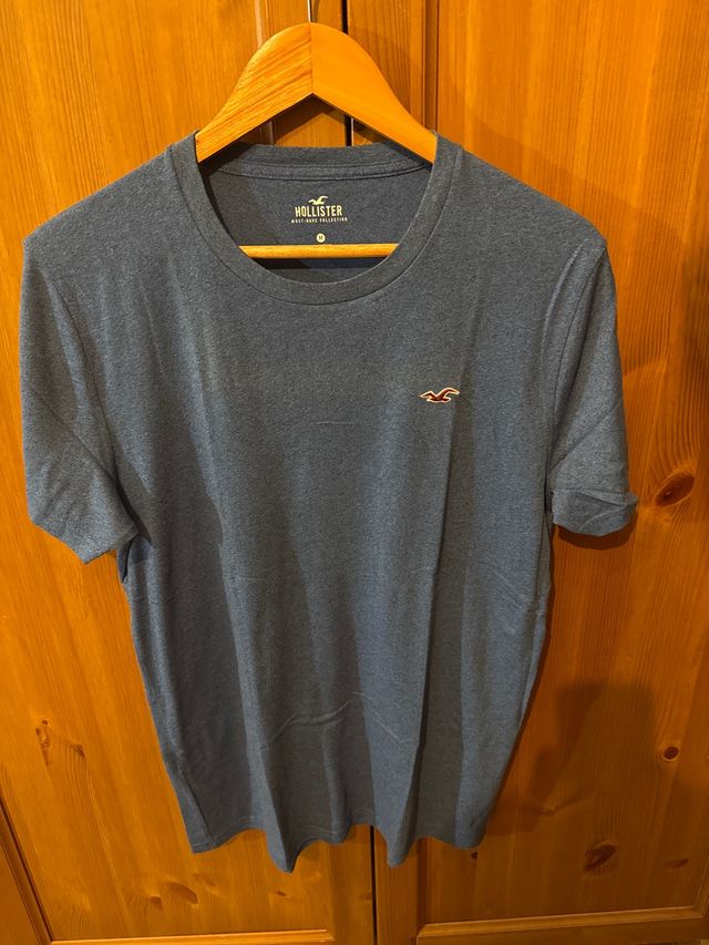 Camiseta Hollister Azul Talla M