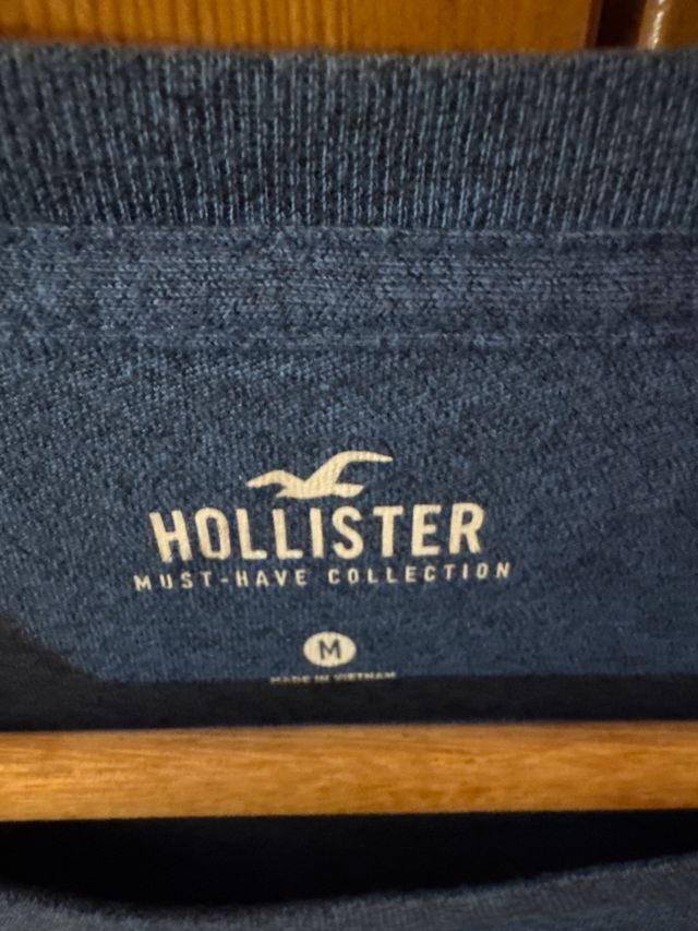 Camiseta Hollister Azul Talla M