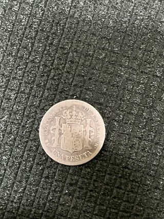 Moneda Alfonso XII 1 Peseta 1882