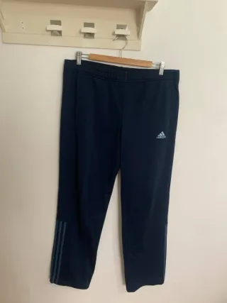 Pantalón Adidas Azul Hombre