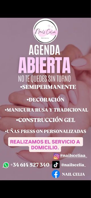 Manicura profesional a domicilio