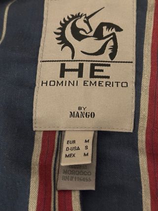 Chaqueta de la línea HE Homini Emerito by MANGO,