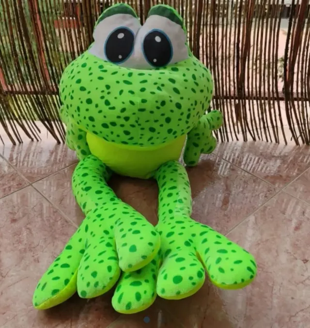 Peluche zorro gigante con rana gigante de regalo