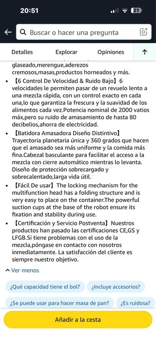 Robot de cocina amasadora CHEFLEE