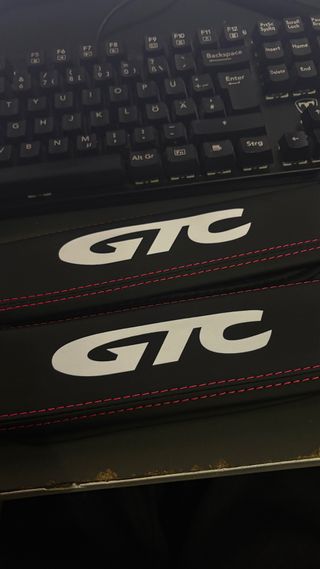 Protectores Cinturón GTC Negro Rojo