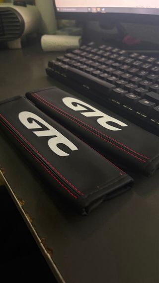 Protectores Cinturón GTC Negro Rojo