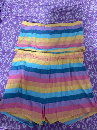 Conjunto Verano Rayas Talla XXXL