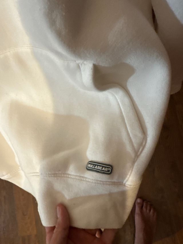 Sudadera Pull&Bear Blanca