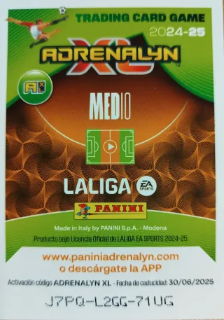Dani Olmo Autógrafo Original Adrenalyn XL 2024-25