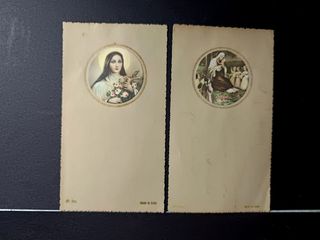 Lotto antichi Santini religiosi