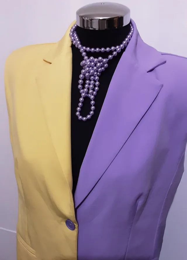 Giacca gilet bicolore Lumina