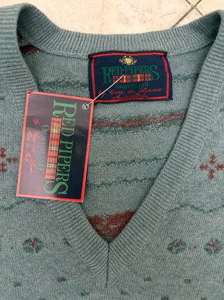 Maglione Vintage Red Pipers Multicolor 