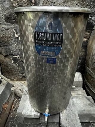 Serbatoio toscano in acciaio inox 