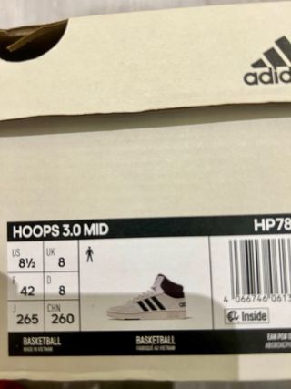Zapatillas Adidas Baloncesto Blancas Talla 42