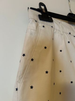 Pantalón corto Springfield Estrellas Marfil