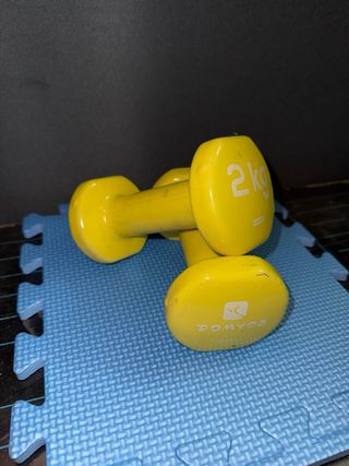 Par de mancuernas 2 kg DOMYOS 