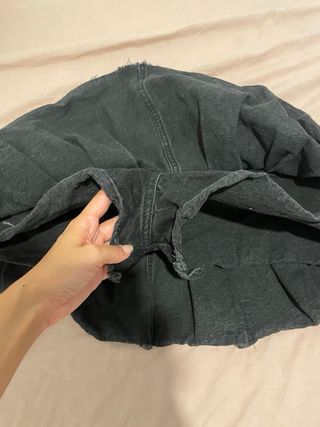 Falda pantalón vaquera negra