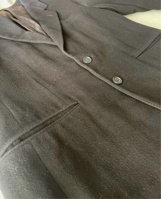 Abrigo Ermenegildo Zegna Negro Hombre