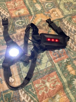 Linterna Pecho Running LED Roja