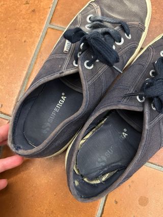 Superga Scarpe Donna Nero/Beige