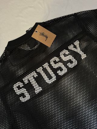 Camiseta Stüssy 80 Mesh Jersey Negra Nueva