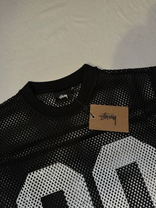 Camiseta Stüssy 80 Mesh Jersey Negra Nueva