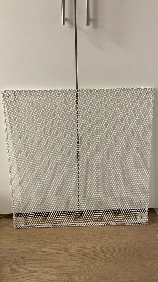 Panel organizador de escritorio metal blanco