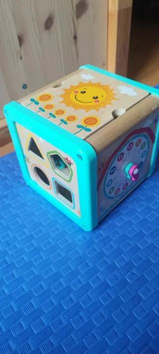 Cubo actividades bebé madera Juguete bebé