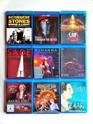 Colección Blu-ray Música y Conciertos