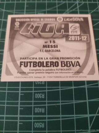 Cromo Messi F.C. Barcelona 11/12