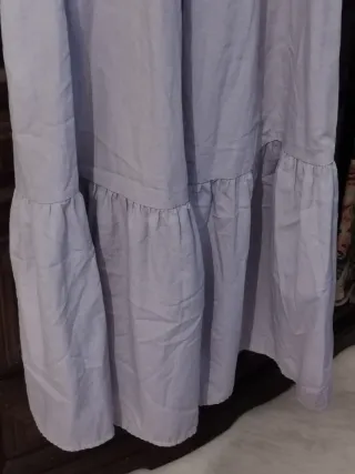 Abito donna viola cotone nido d'ape