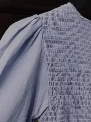 Abito donna viola cotone nido d'ape