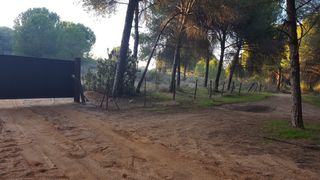 Allevamento di bestiame con porta