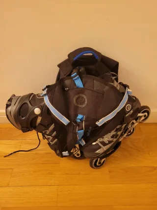 Patines en línea con mochila