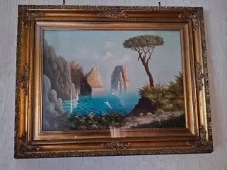 Cornice in legno lavorato per quadro