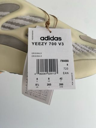 Adidas Yeezy 700 V3, FW4980, Talla 42